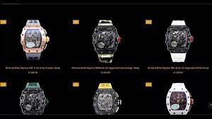 Richard Mille Replica Watches